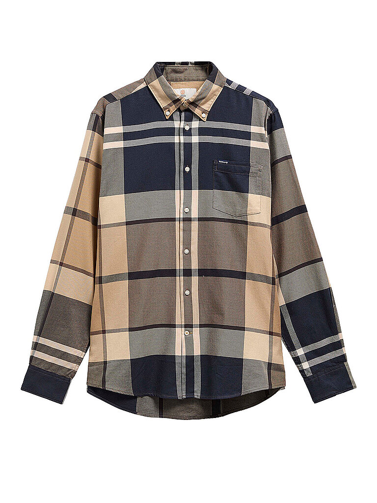 BARBOUR Hemd Slim Fit DUNOON beige | S