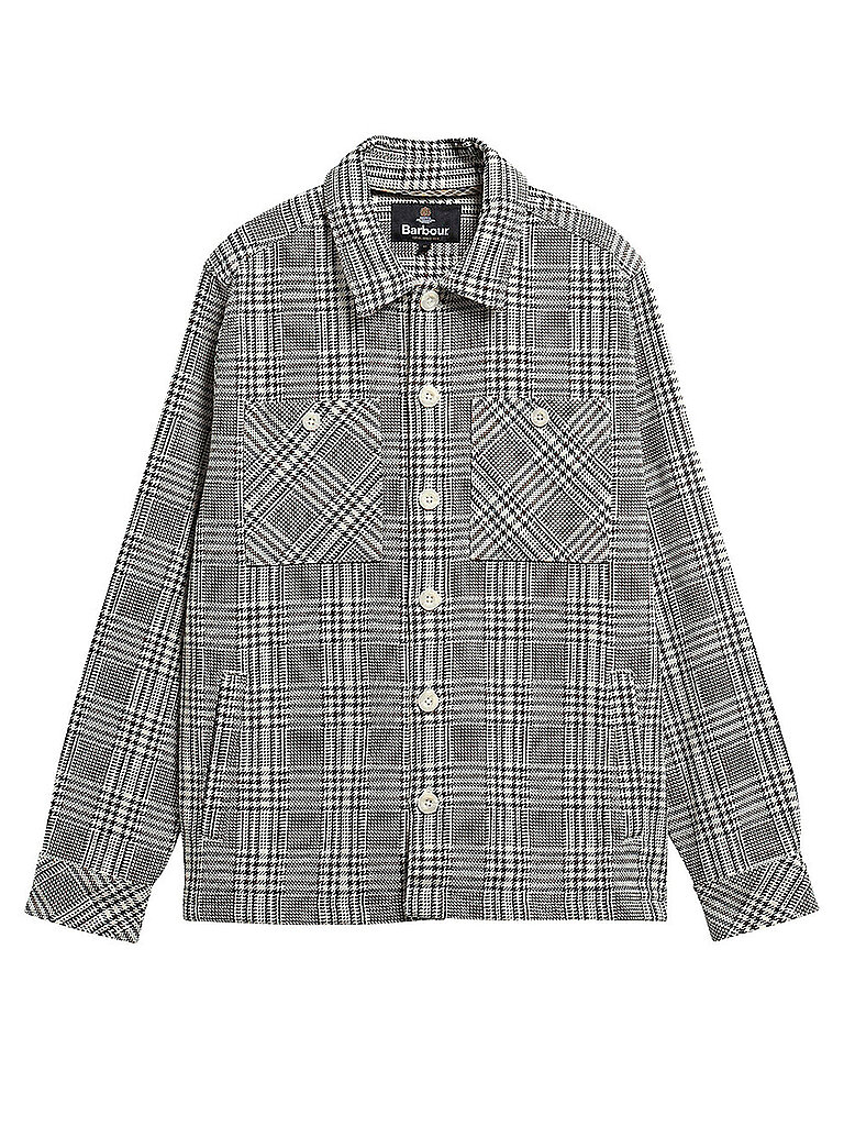 BARBOUR Overshirt GLENCHECK ALDERNEY creme | S