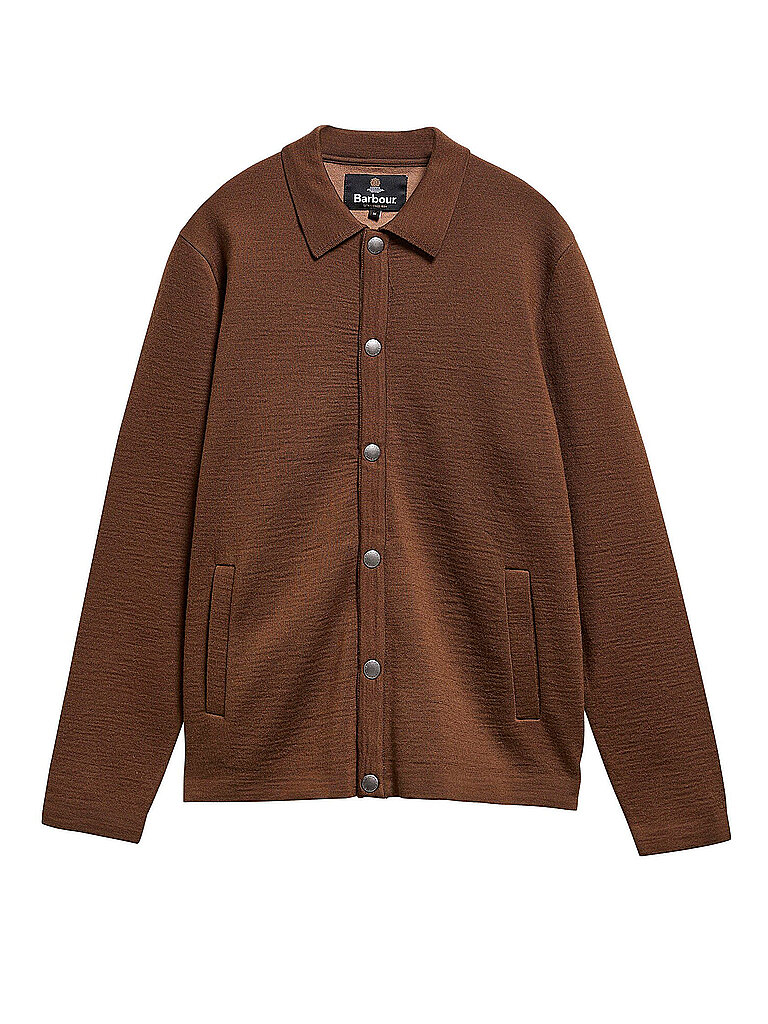 BARBOUR Strickjacke FLORCOMBE braun | S