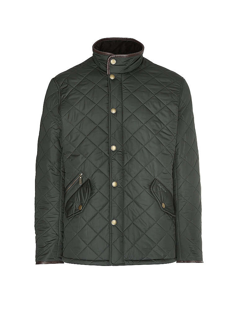 BARBOUR Steppjacke POWELL dunkelgrün | XXL