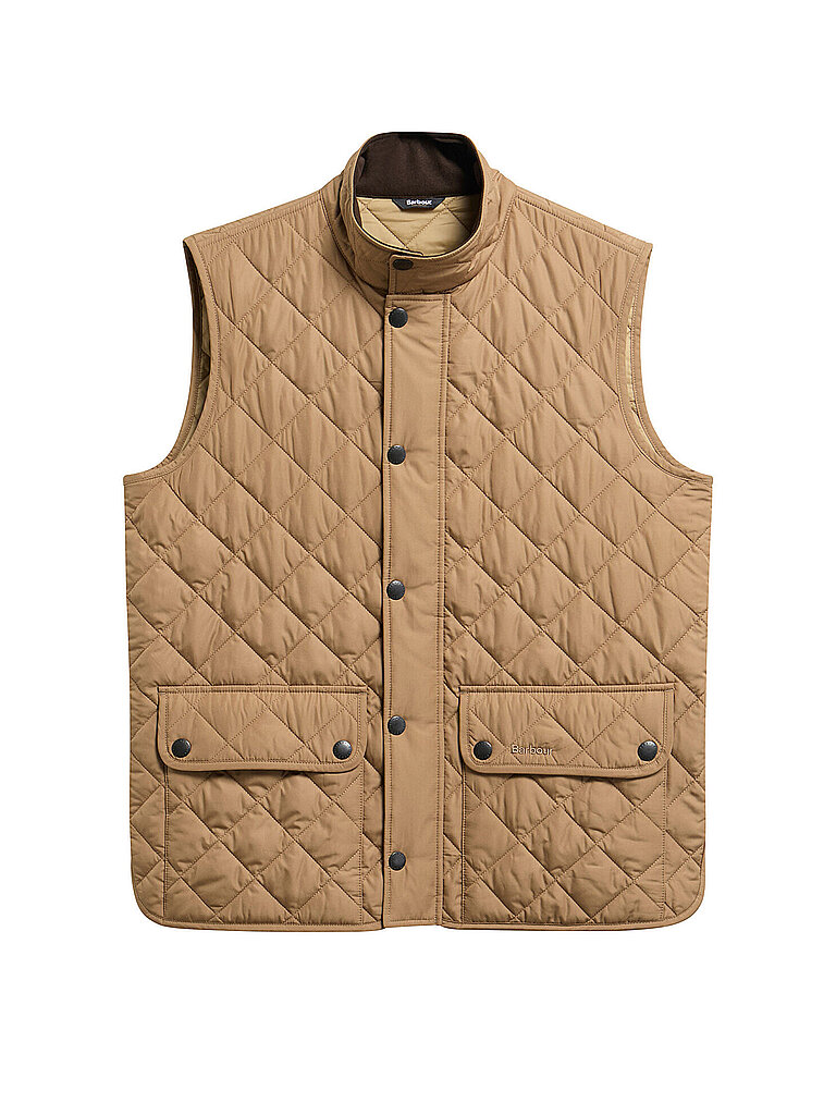 BARBOUR Steppgilet LOWERDALE beige | S