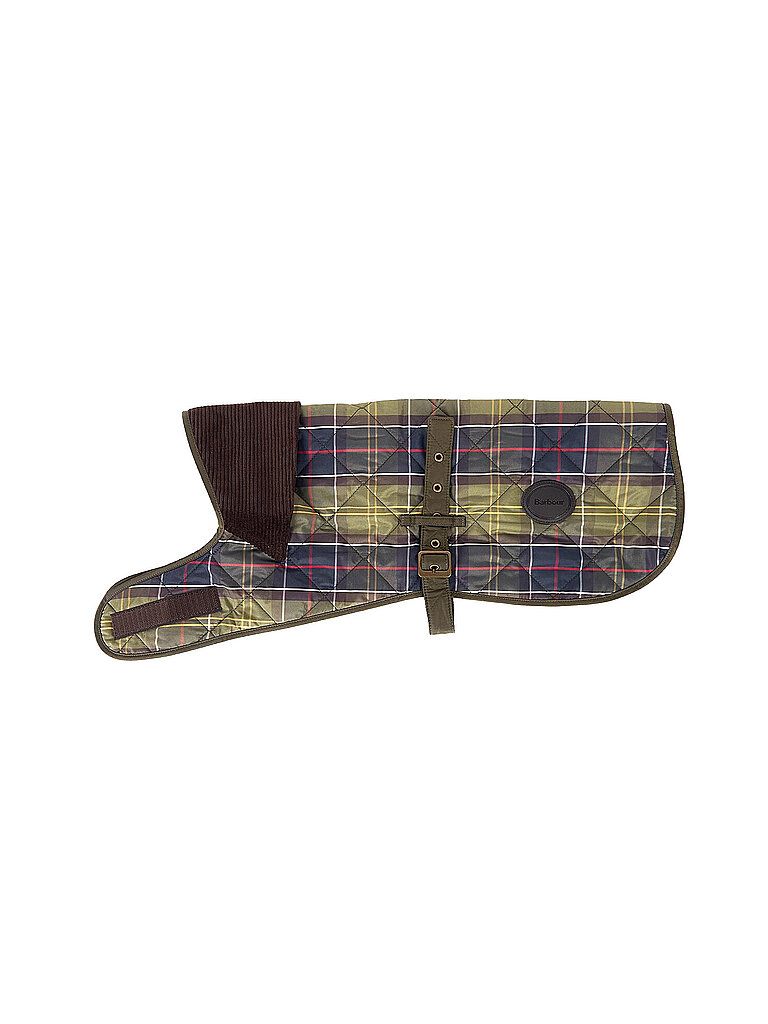 BARBOUR Hundemantel Tartan olive | S