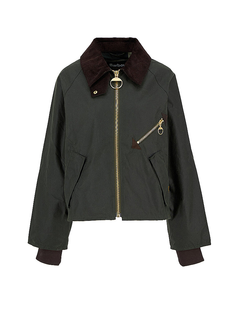 BARBOUR Parka ARLENE WAX olive | 34