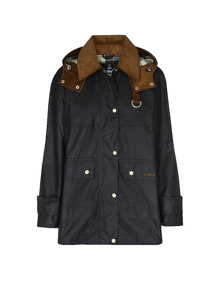 BARBOUR Parka WRENWOOD WAX dunkelblau | 34