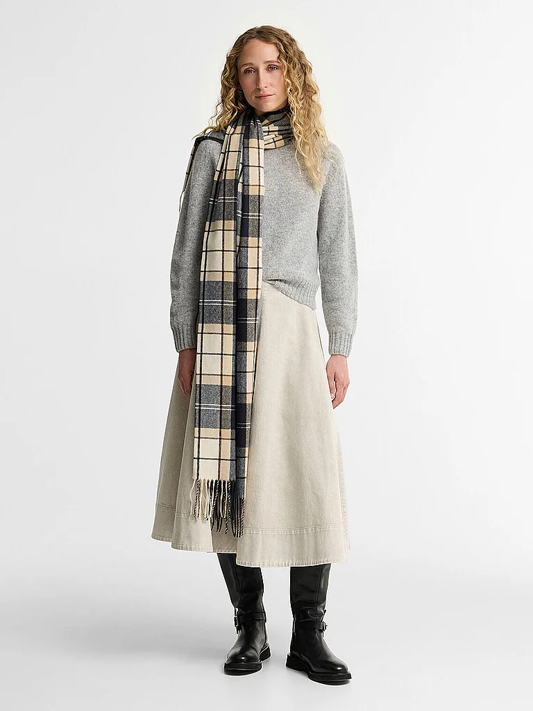 BARBOUR Écharpe bleu marine