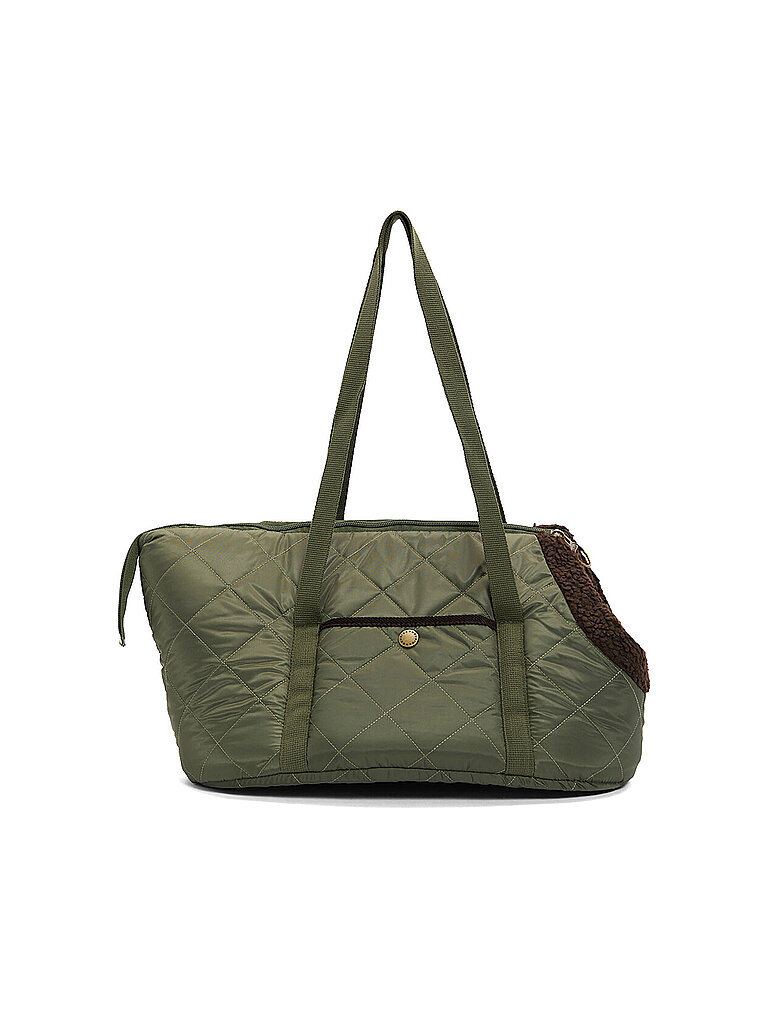 BARBOUR Hunde Tragetasche olive