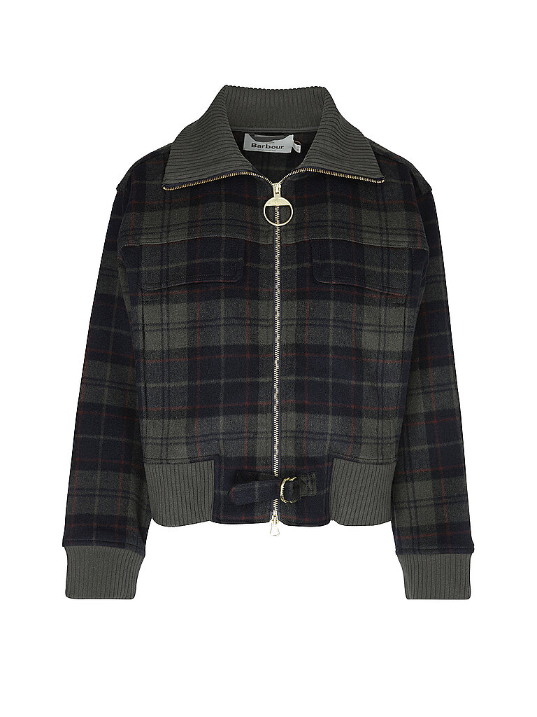 BARBOUR Overshirt IVYBRIDGE dunkelgrün | 34