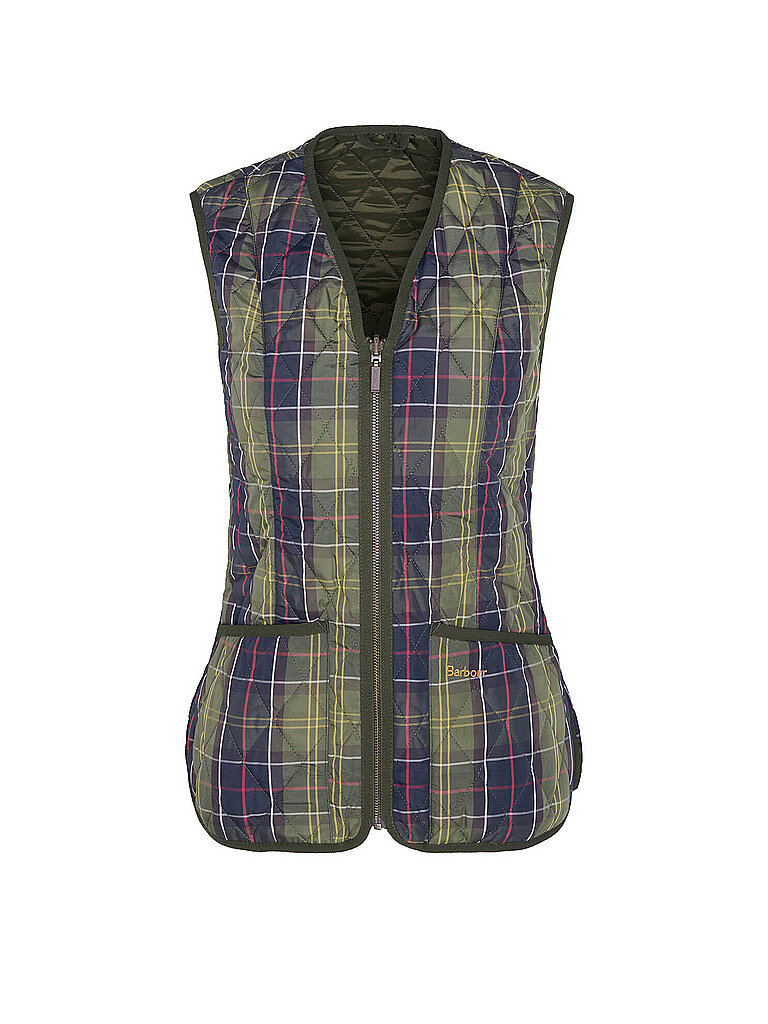 BARBOUR Wendegilet TARTAN BETTY grün | 38