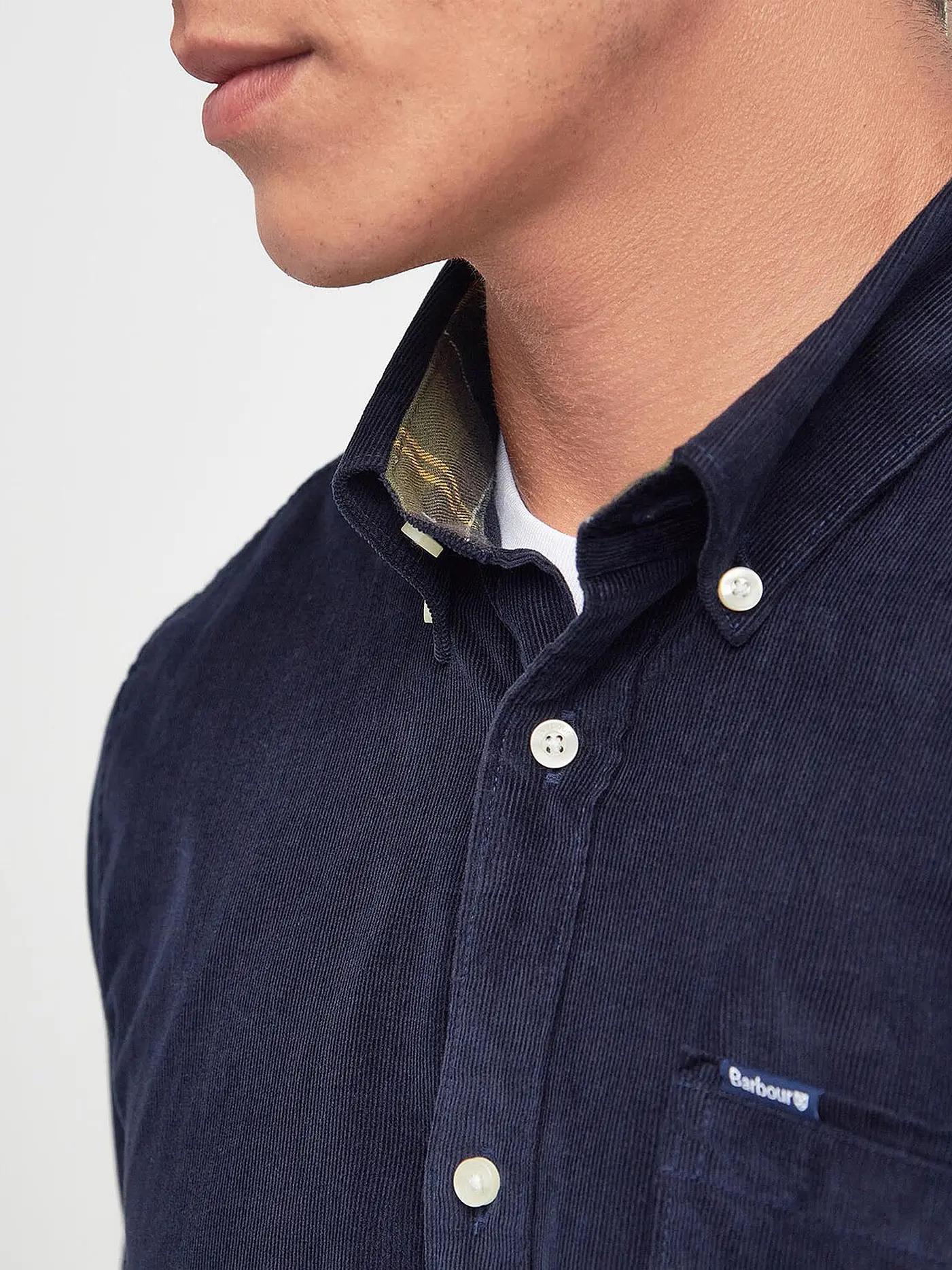 BARBOUR | Cordhemd RAMSEY | dunkelblau