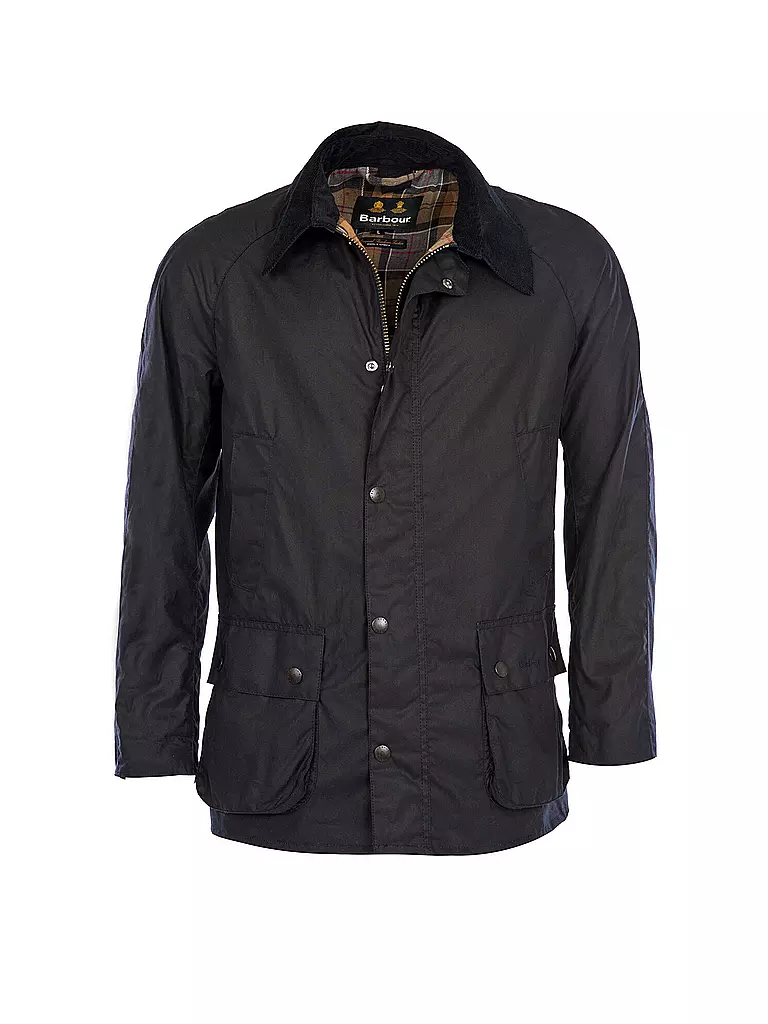 BARBOUR | Fieldjacke ASHBY WAX | blau