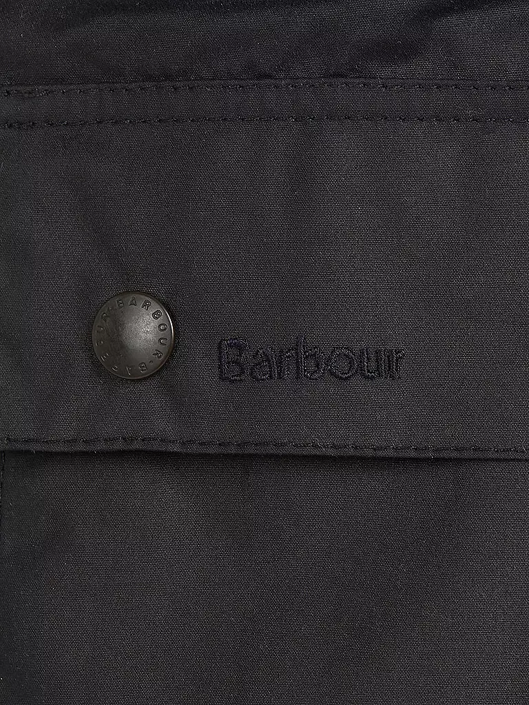 BARBOUR | Fieldjacke ASHBY WAX | blau