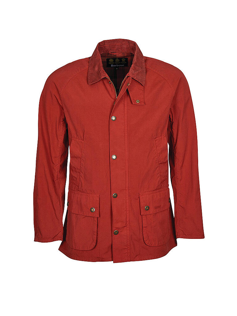 barbour jacke orange