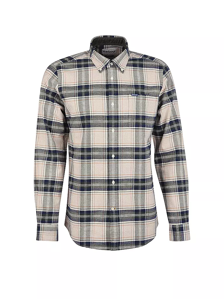BARBOUR | Flanellhemd Slim Fit  | beige
