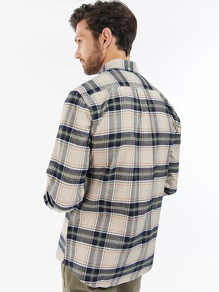 BARBOUR | Flanellhemd Slim Fit  | beige
