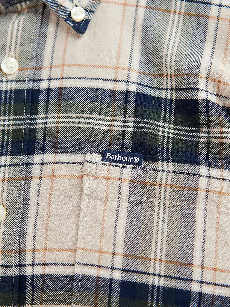 BARBOUR | Flanellhemd Slim Fit | beige