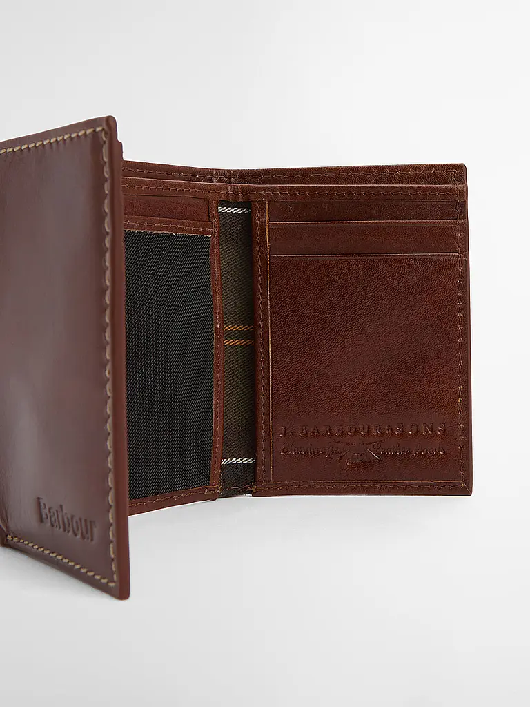 BARBOUR | Geldbörse  | braun
