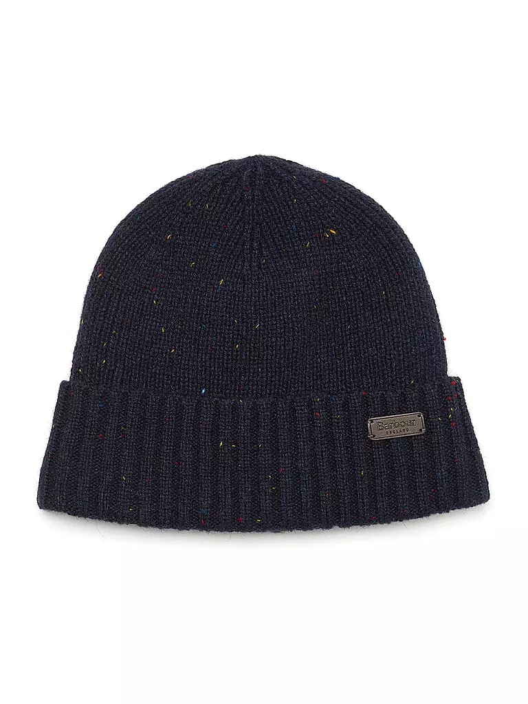 BARBOUR | Geschenkset 2-teilig Schal und Mütze CARLTON | dunkelblau