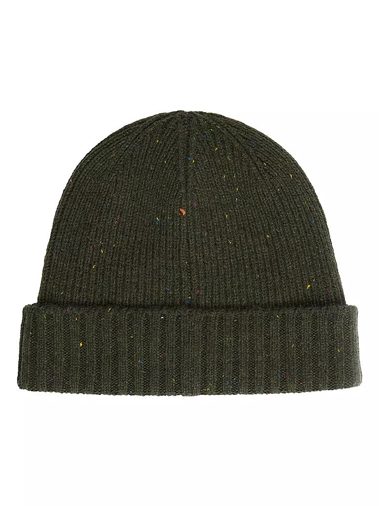 BARBOUR | Geschenkset 2-teilig Schal und Mütze CARLTON | olive