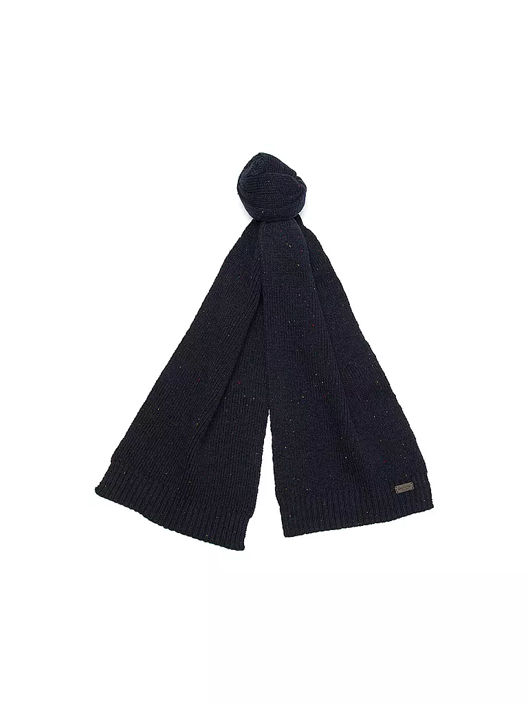 BARBOUR | Geschenkset 2-teilig Schal und Mütze CARLTON | dunkelblau