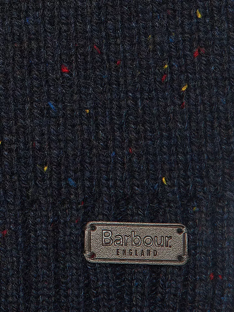 BARBOUR | Geschenkset 2-teilig Schal und Mütze CARLTON | dunkelblau