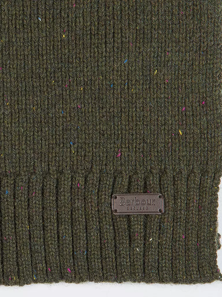 BARBOUR | Geschenkset 2-teilig Schal und Mütze CARLTON | olive