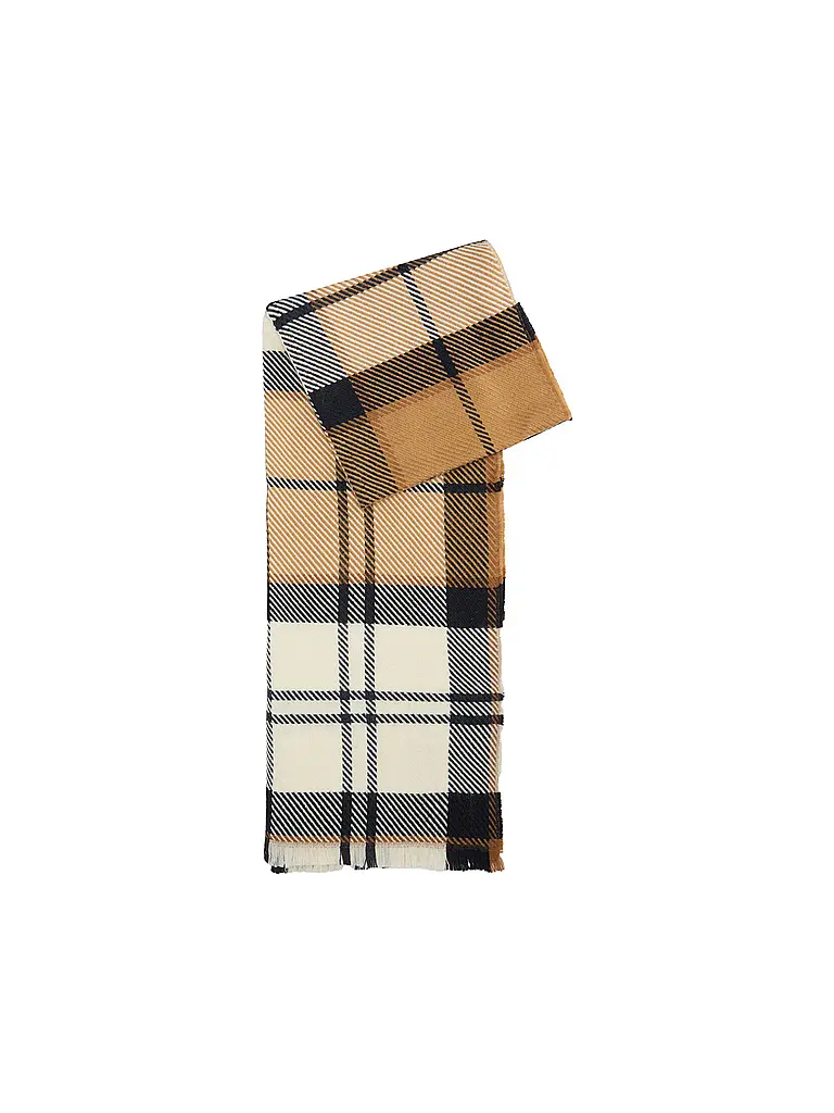 BARBOUR | Geschenkset Beanie und Schal PENDLE | beige