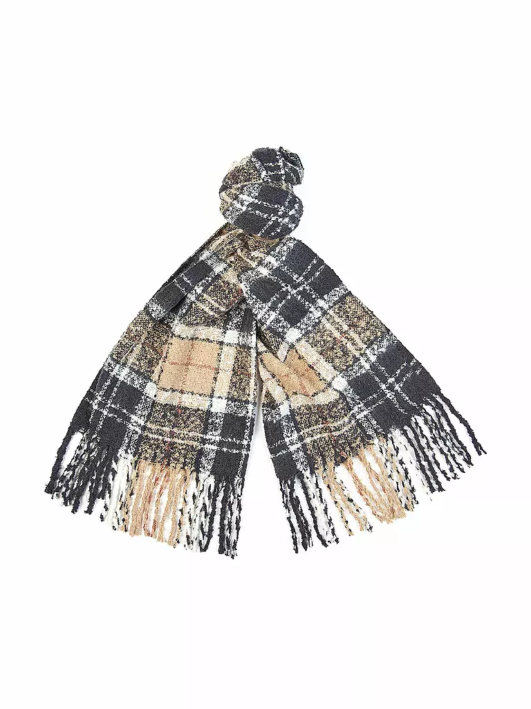 BARBOUR | Geschenkset Beanie und Schal SALTBURN | beige