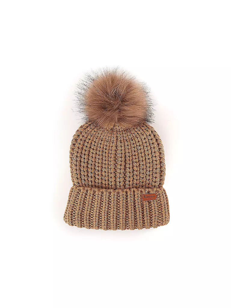 BARBOUR | Geschenkset Beanie und Schal SALTBURN | schwarz