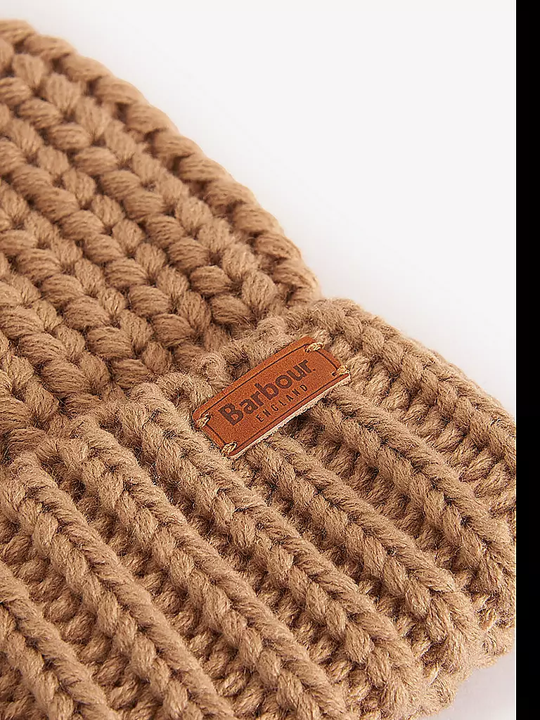 BARBOUR | Geschenkset Beanie und Schal SALTBURN | schwarz