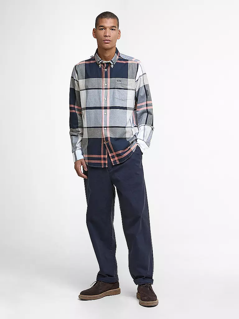 BARBOUR | Hemd Slim Fit DUNOON | blau