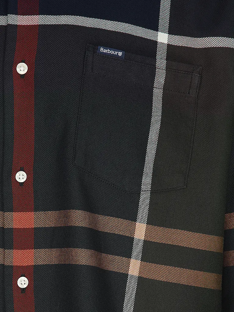 BARBOUR | Hemd Slim Fit DUNOON | bunt