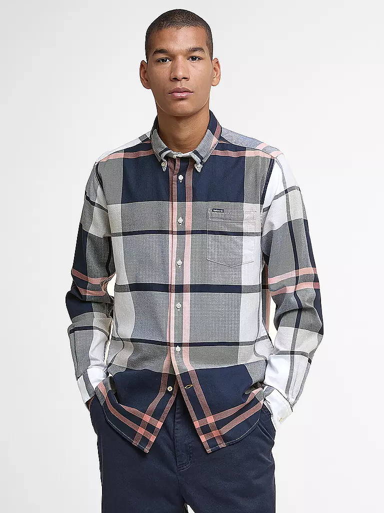 BARBOUR | Hemd Slim Fit DUNOON | blau