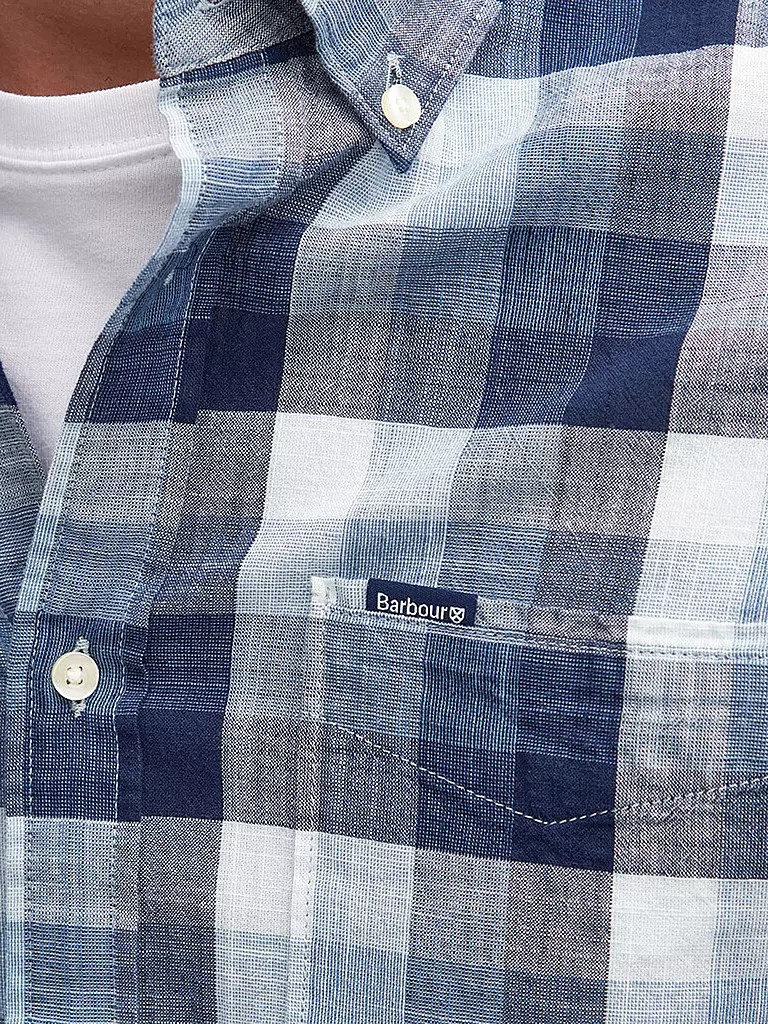 BARBOUR | Hemd Tailord Fit HILLROAD | blau