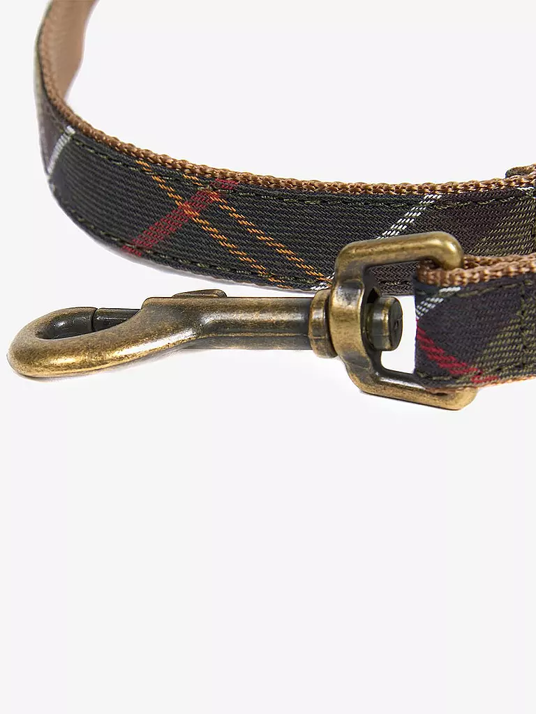 BARBOUR | Hunde Leine Tartan | olive