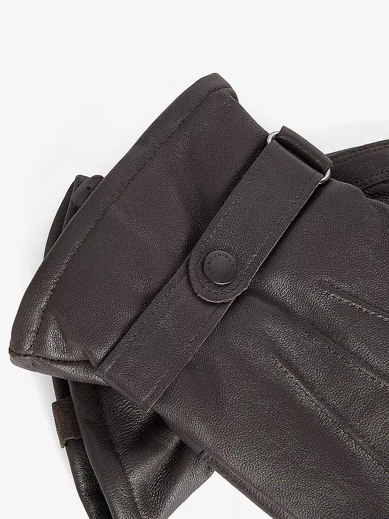 BARBOUR | Lederhandschuhe | schwarz