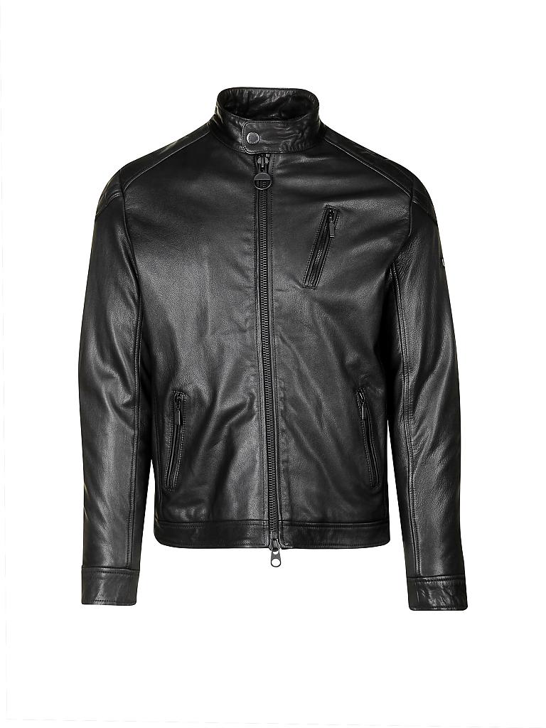 barbour lederjacke
