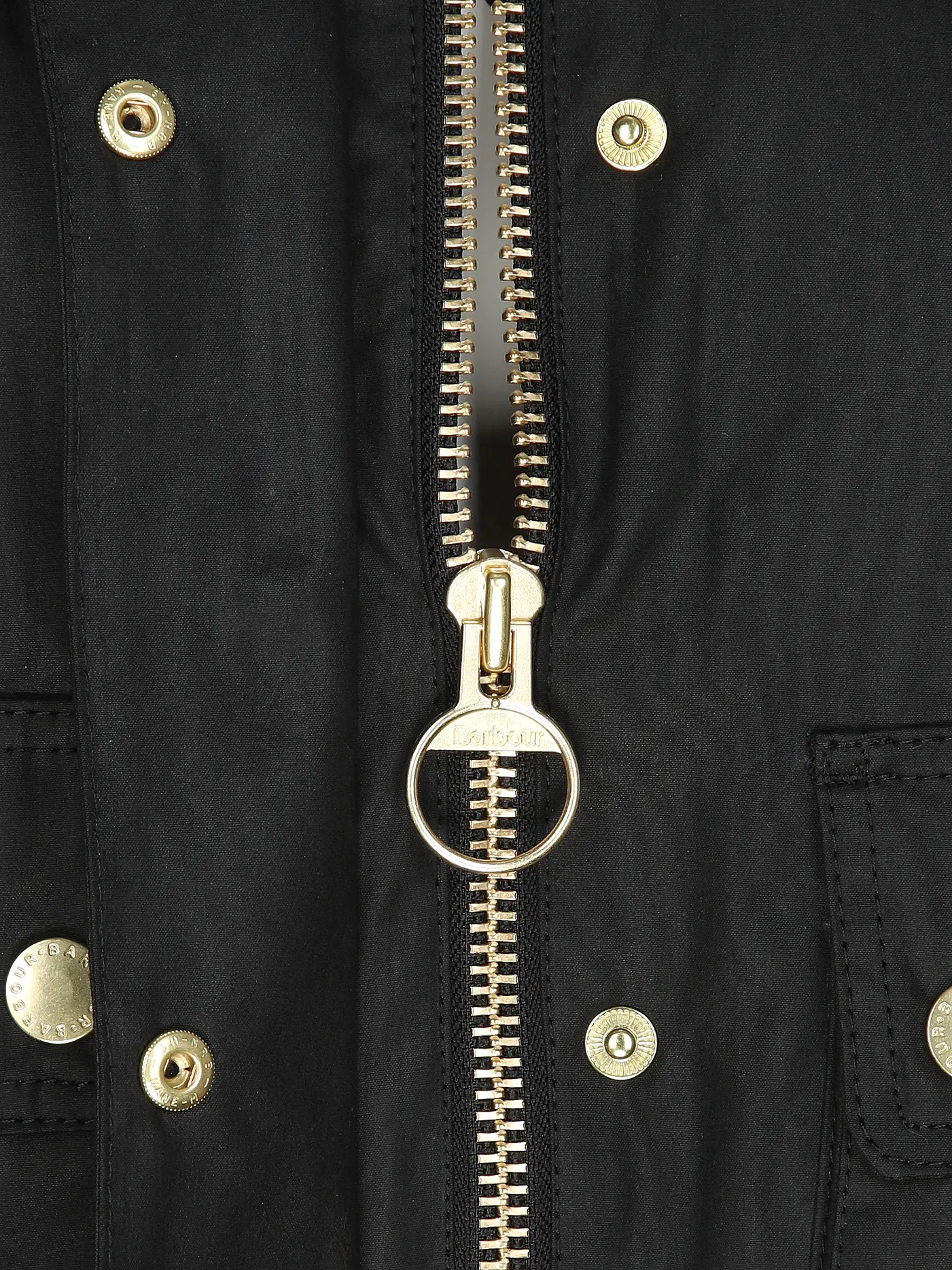 BARBOUR | Leichtsteppjacke BEADNELL WAX JACKET | schwarz