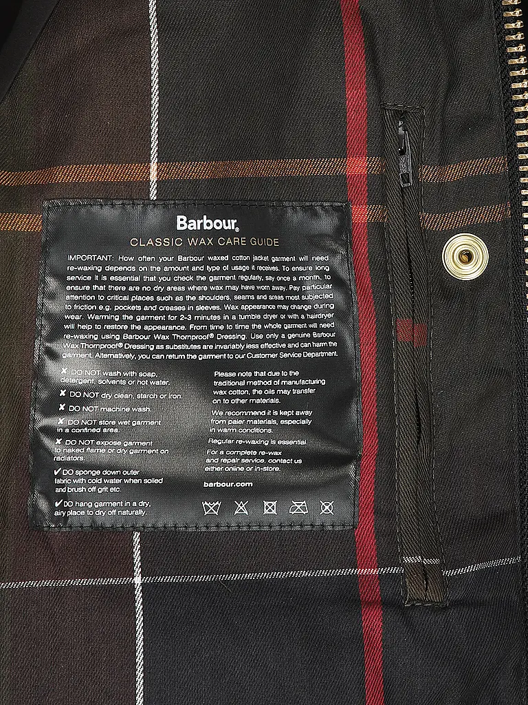 BARBOUR | Leichtsteppjacke BEADNELL WAX JACKET | 