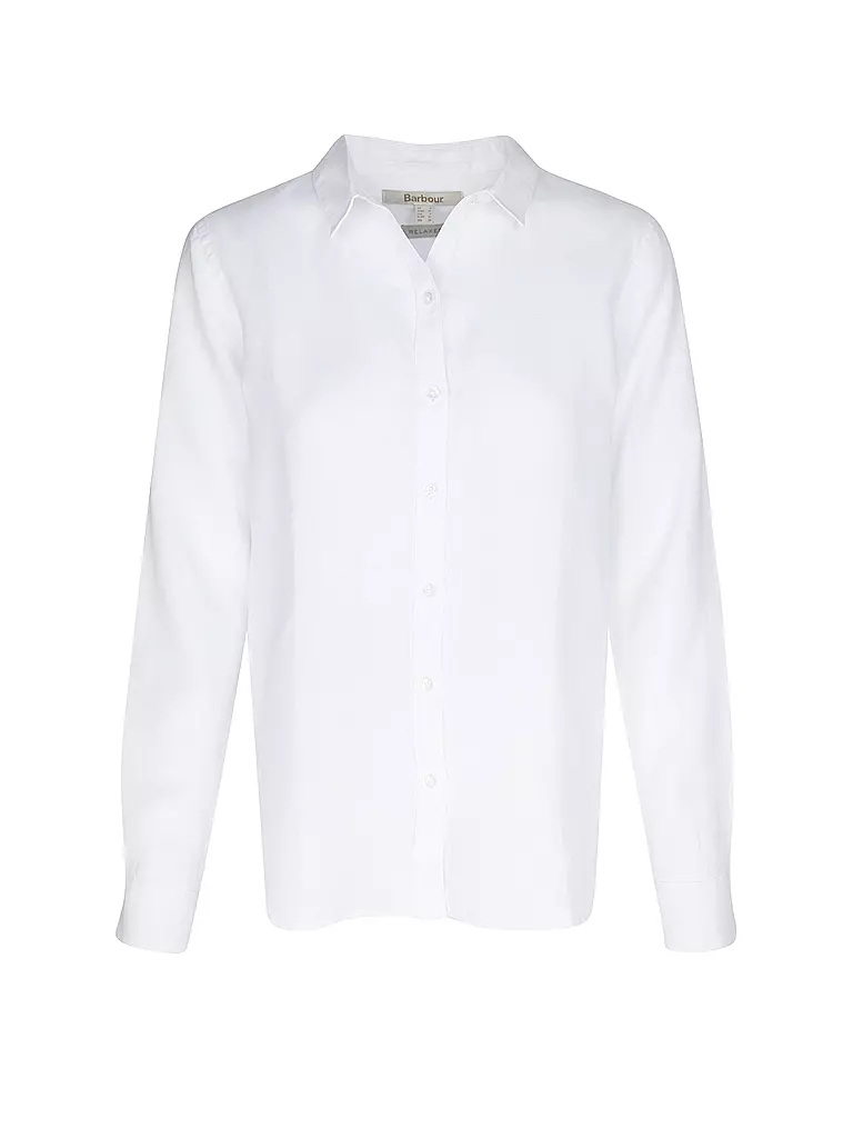 BARBOUR | Leinenhemd MARINE | weiss