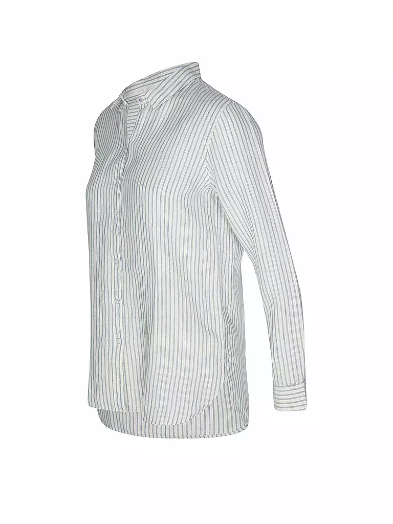 BARBOUR | Leinenhemd MARINE | creme