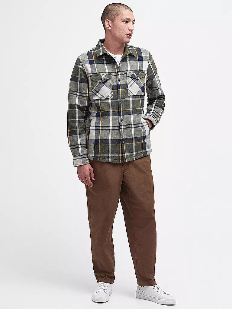 BARBOUR | Overshirt CANNICH | dunkelgrün