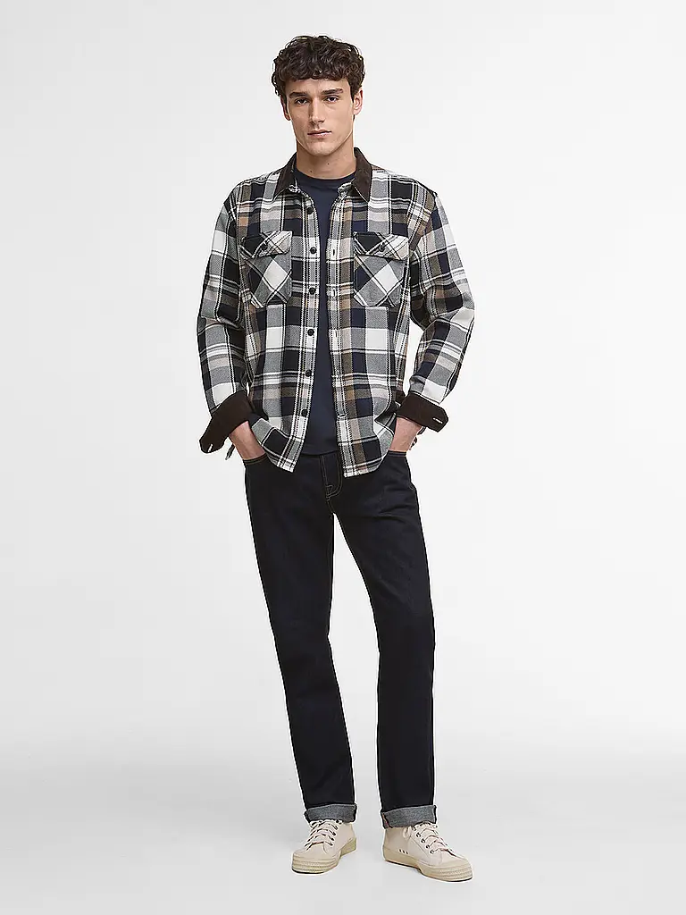 BARBOUR | Overshirt GRASMOOR | dunkelblau