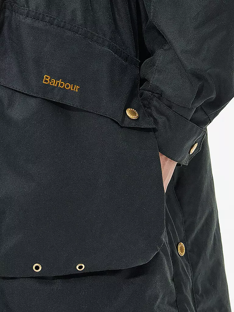 BARBOUR | Parka BECKSIDE WAX | dunkelgrün