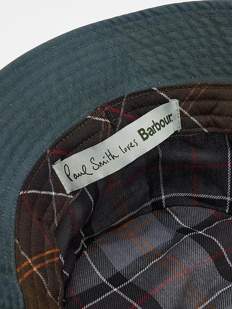 BARBOUR | Paul Smith loves Barbour Bucket Hat Waxed | Braun