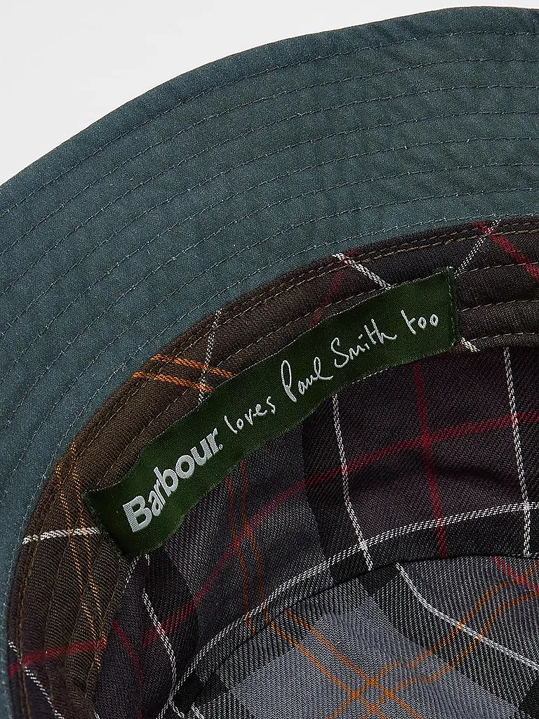 BARBOUR | Paul Smith loves Barbour Bucket Hat Waxed | Braun