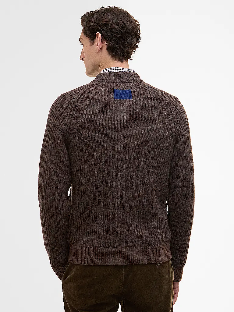 BARBOUR | Paul Smith loves Barbour Strickjacke | Braun