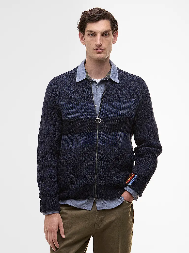 BARBOUR | Paul Smith loves Barbour Strickjacke | Dunkelblau