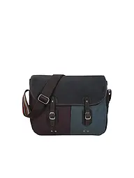 BARBOUR | Paul Smith loves Barbour Umhängetasche Wax Tarras | Blau