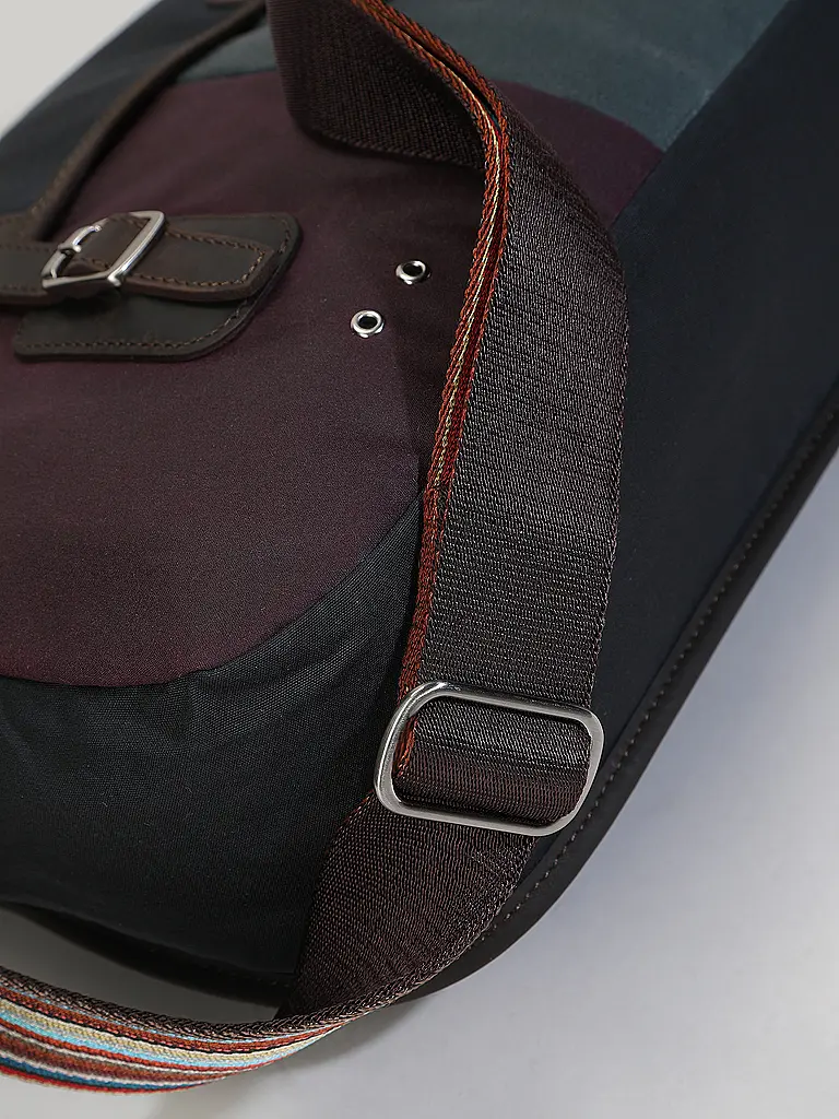 BARBOUR | Paul Smith loves Barbour Umhängetasche Wax Tarras | Blau