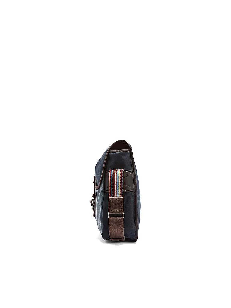 BARBOUR | Paul Smith loves Barbour Umhängetasche Wax Tarras | Blau